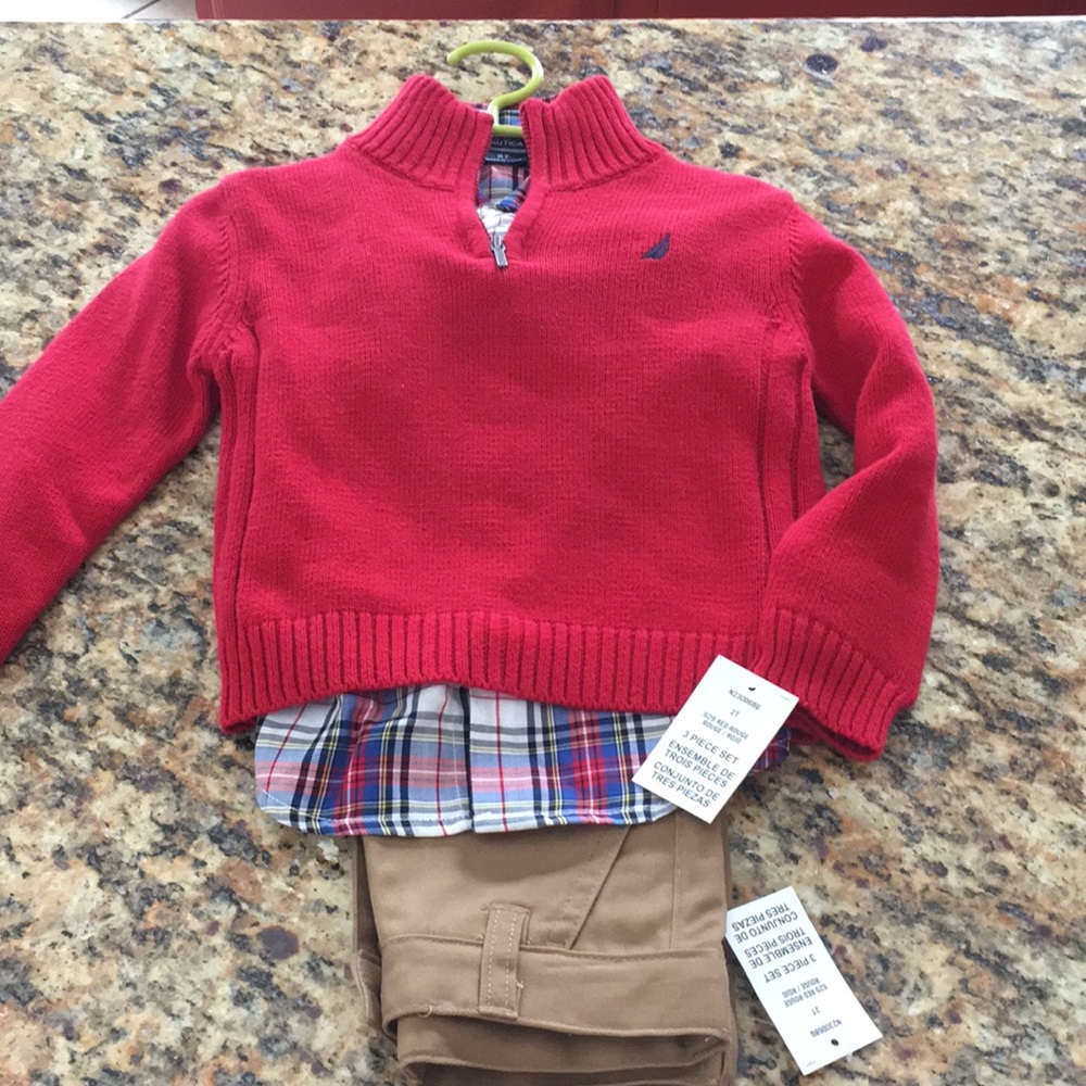 NWT toddler boy’s Nautica 3-piece set